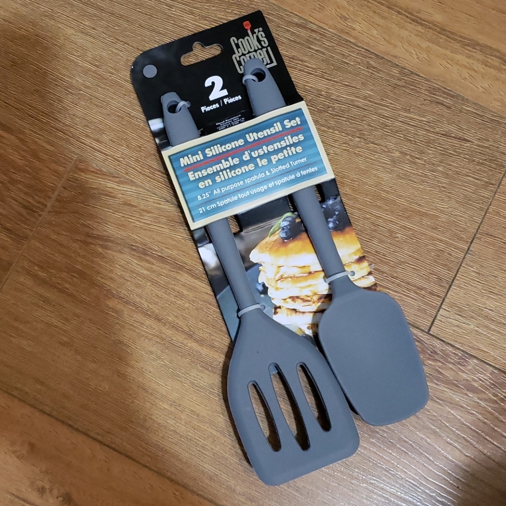 ❤NWT* Cook's Corner Mini Silicone Utensil Set
